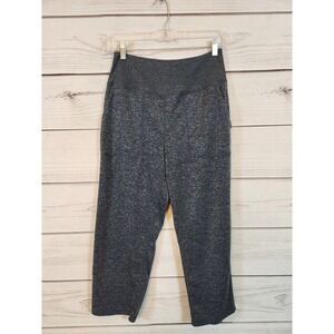 Kinesis Women's Gray Solid Stretch High Rise Straight High Waist Leggings Size S